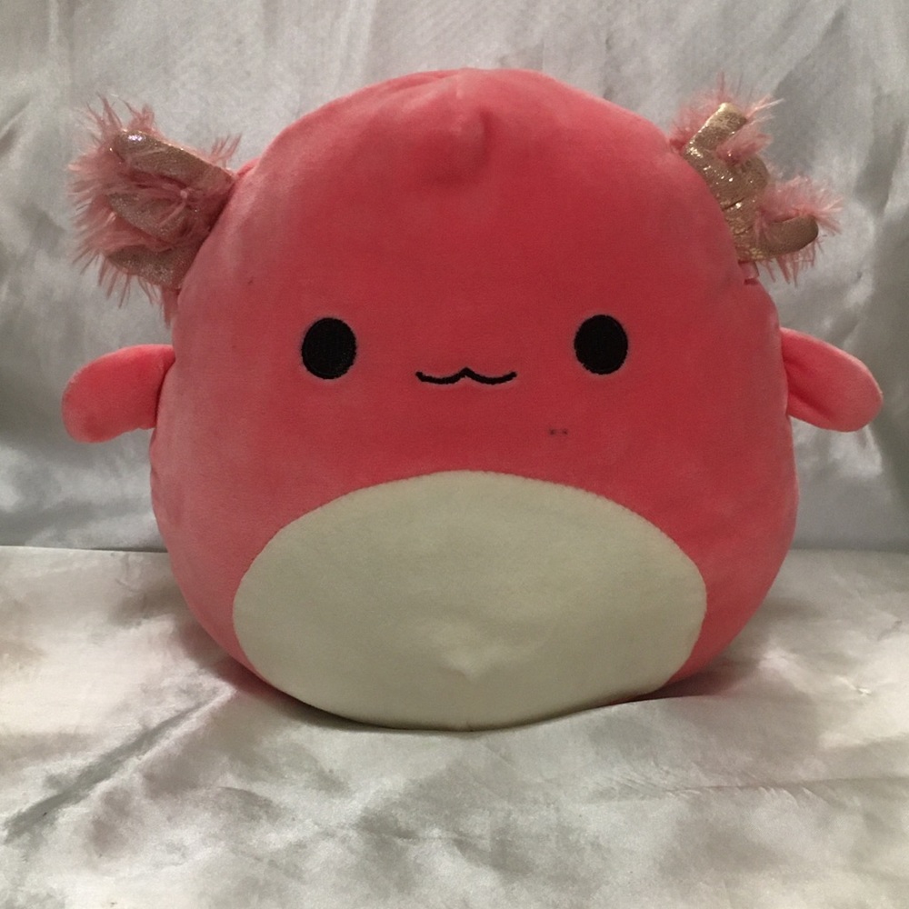 Pink Axolotl Squishmallow